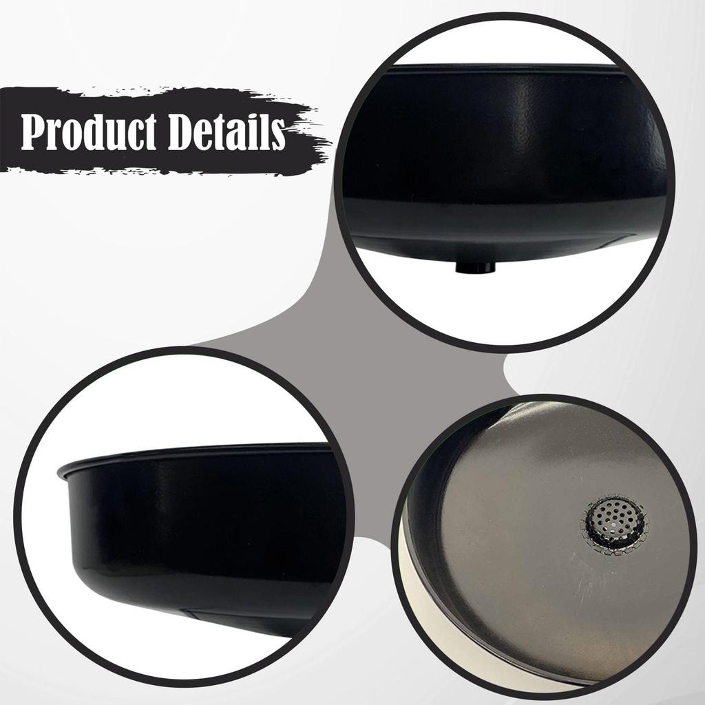 Oil Drain Plate Engine Oil Drain Bucket Anti Splash Drip Pan Portable Leakproof Tray for Garage Workshop