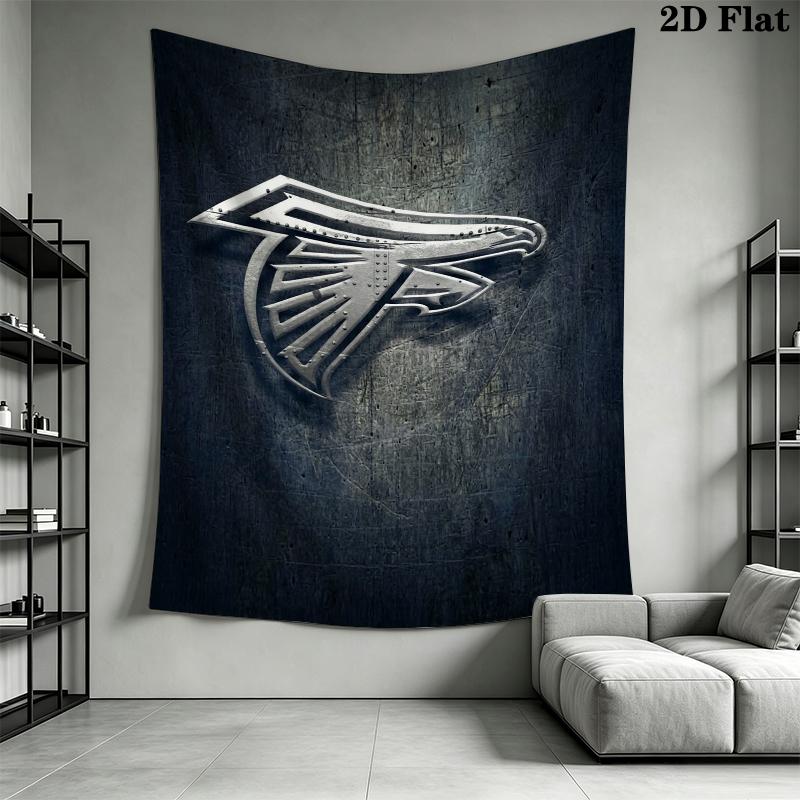 Atlanta Falcons Wall Tapestry Aesthetic Wall Hanging Printed Fabric Blanket Decorative Tapestries for Bedroom Living Room Home Decor