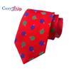 Men Christmas Tie Woven Classic  Necktie Formal Tie  for Wedding Christmas Gift