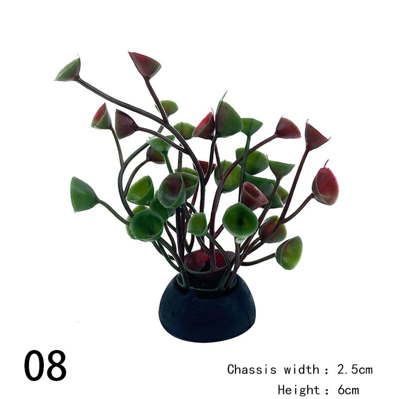 Artificial Plants Fish Tank Decoration Aquarium Decorative Ornaments Simulation Water Weeds Leaves Grass Plant Accessories