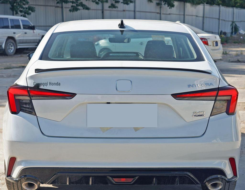 Compatible Rear Spoiler Winglet and Front Lip Kit for 2022 Civic Type R Eleventh Gen Night Black Model