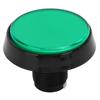 60mm Big Round Flat Button with LED Light 3?Foot Switch for Crane Machine Game ConsoleGreen
