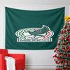 Mexico Soccer Team Logo Design Pattern Wall Hanging Tapestry Decorative Tapestry Home Decor for Bedroom and Living Room