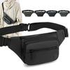 Water-repellent Men's Waist Bag Outdoor Sports Shoulder Crossbody Bag Chest Bag