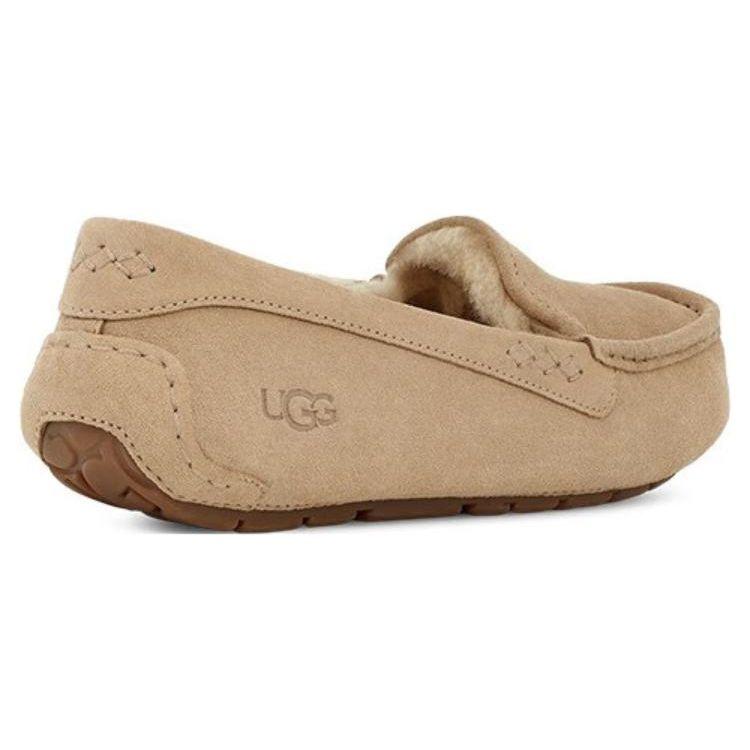 UGG Suede Round Toe Slip-On Casual Flats Women Flats Brown 1106878-MDSD