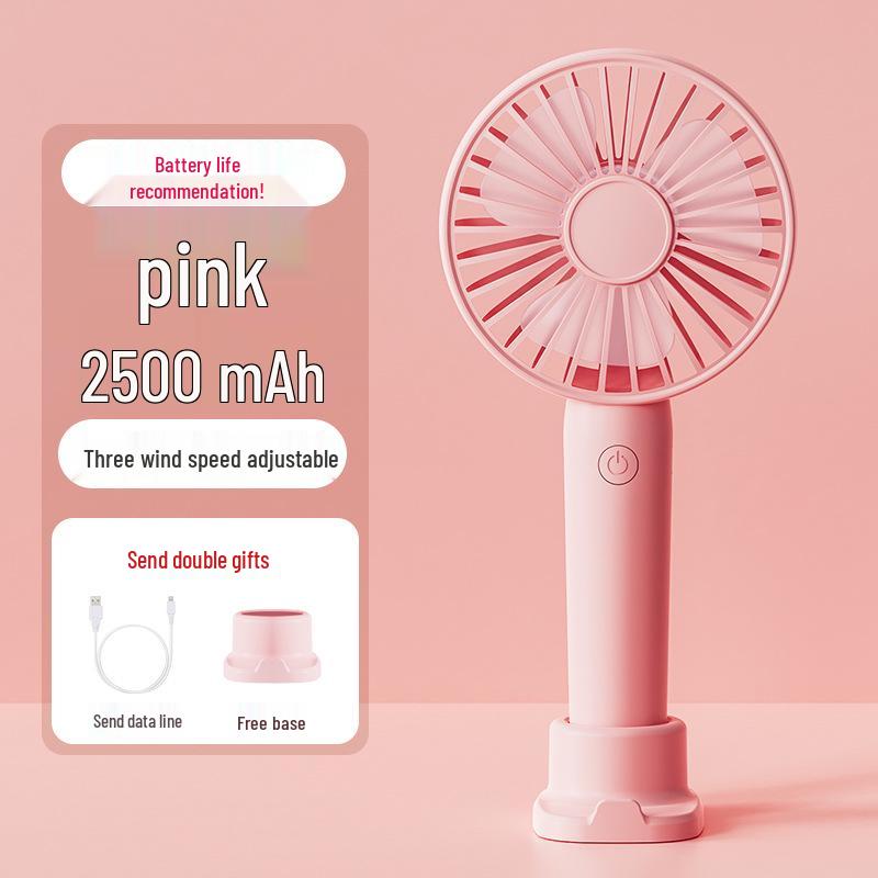 Rechargeable Portable Silent Mini USB Fan for Students and Couples