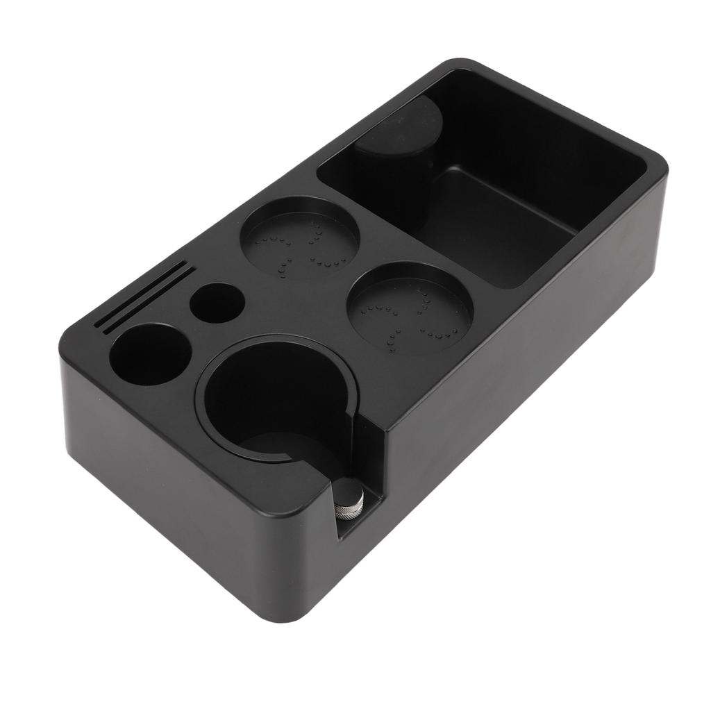 Coffee Tamping Station ABS Modern Multifunctional Coffee Filter Tamper Holder Portafilter Stand for Home Kitchen Cafe