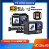 4K Dual-Screen Waterproof Action Camera for Cycling, Climbing, and Surfing with WiFi