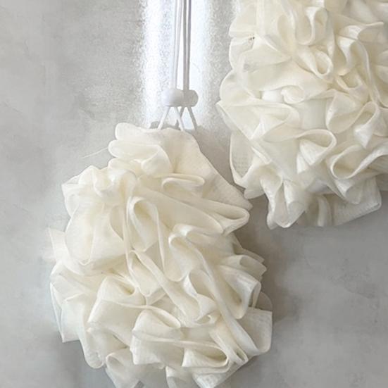 Шар для ванны «два в одном» двухсторонний дизайн шар для душа регулируемый размер шнурок для глубокого очищения пор аксессуар для ванны