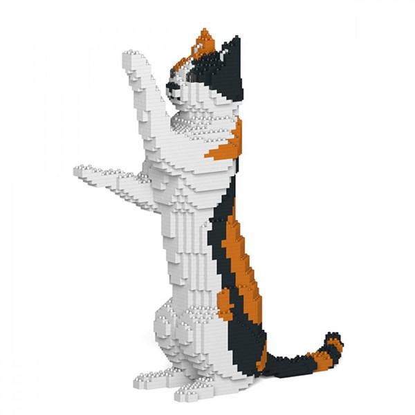 JEKCA Tricolor Premium Cat Block, 6 Meow Nyang Punch Tricolor, популярные корейские игрушки