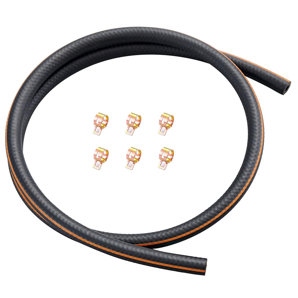 Топливный шланг Pronese, внутренний диаметр 0,2 дюйма (4 мм), Общая длина 3,3 фута (1