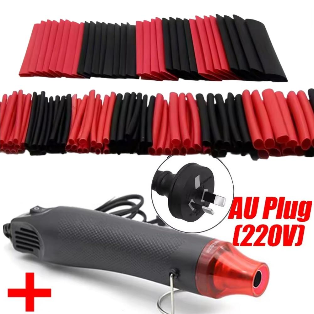 Защита для кабеля передачи данных, кабельная оплетка, набор термоусадочной трубки 127 шт. 2:1 термоусадочная защитная обертка для проводов, защитный кожух для соединения