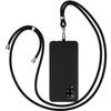 Case - BOOLING - for Samsung A42 - Soft Silicone - Shockproof - Black Cord Necklace