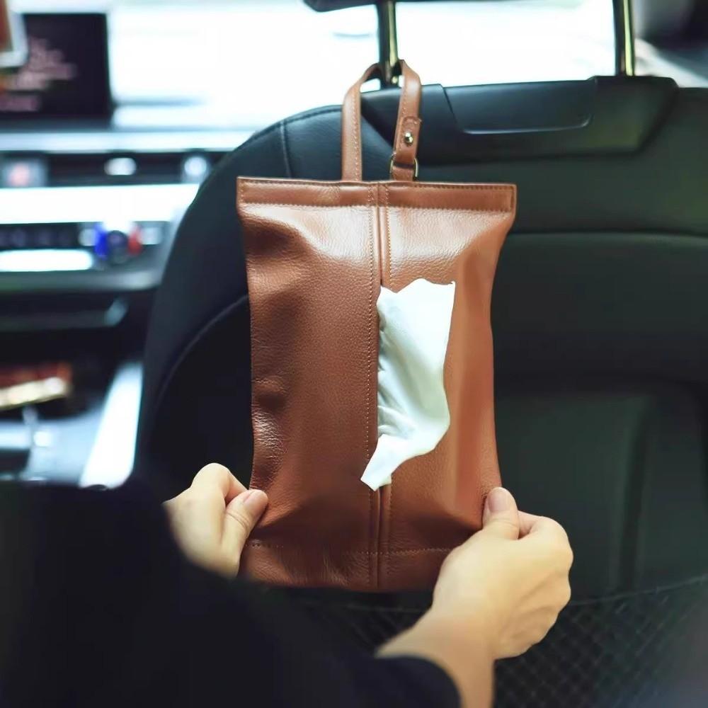 Multi-Function Car Tissue Box Car Interior Car Storage Box Premium Tissue Cover Car Seat Area