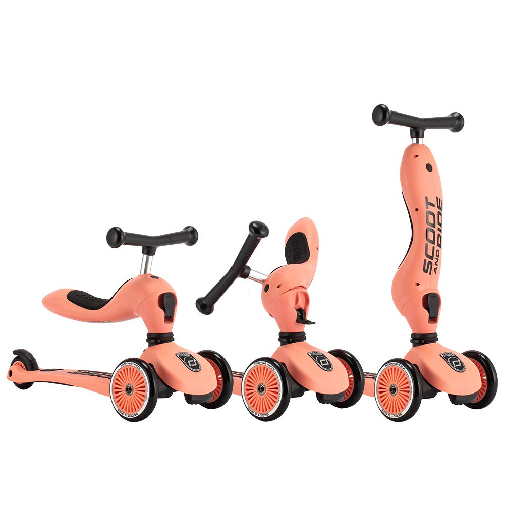 Детский самокат Highwaykick1 96353 Персиковый Scoot&Ride [Б/у]