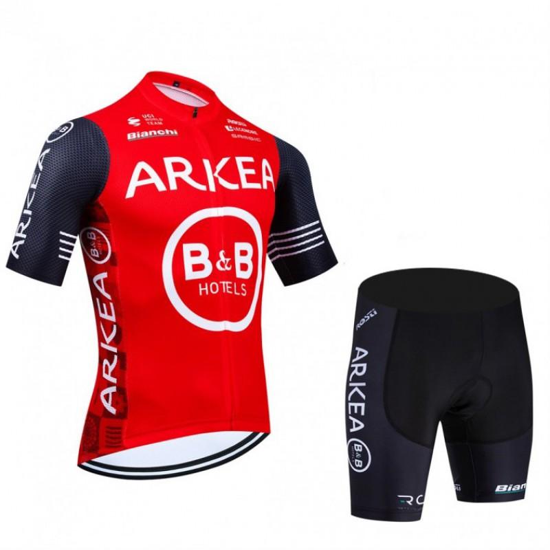 Mens Short Sleeve Cycling Jersey Shorts Set Mountain Road Bike Breathable Quick Dry Wear