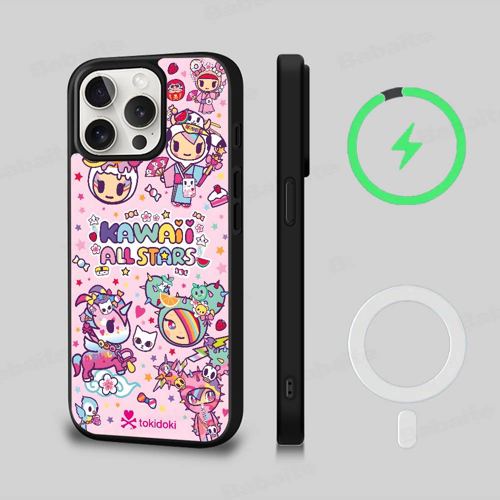 H-Hazbin Hotel Ангел Для Magsafe Магнитный Беспроводной Для IPhone 16 15 14 13 12 11 17 Pro Max Plus Чехол для Телефона