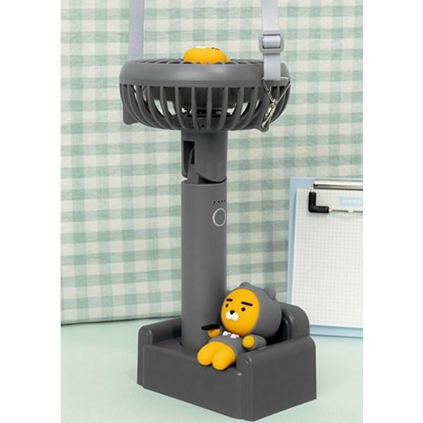 Kakao Friends Портативный вентилятор для расслабляющего дивана, SZNS18650-2600, РАЙАН, лучший персонаж Кореи