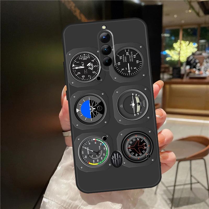 Flight Instruments Case For ZTE Nubia Red Magic 8 8S 9 9S 10 10S 11 Pro Plus 6 7 6S 7S For RedMagic 10 Air Cover