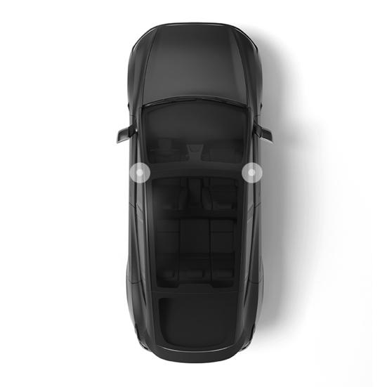 2 шт. контейнер для хранения (2023-2025) для Tesla Model 3/Y Дверь TPE