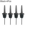 4Pcs Black/Rose Gold/Silver Liquor Pourers Stainless Steel Liquor Bottle Pourers for Alcohol Bar Accessories Pour Spouts 5