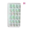 Children Press On Candy Color Self Adhesive Fake Nails False Nails Nail Art Manicure Tips