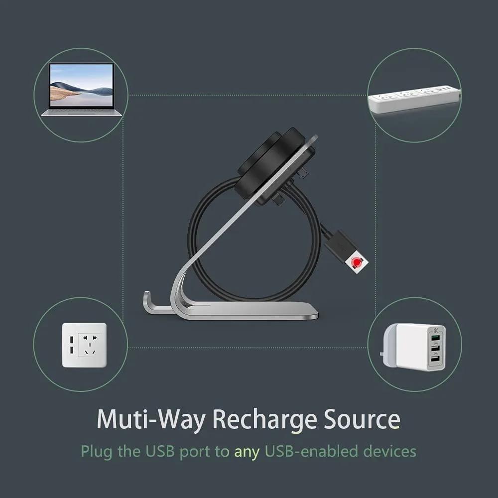Подставка-зарядка с USB-кабелем для зарядки для Amazfit GTR 3/4/ GTR 3 4 Pro/ GTS 3/ T-Rex 2 Зарядная док-станция для умных часов Amazfit GTR3