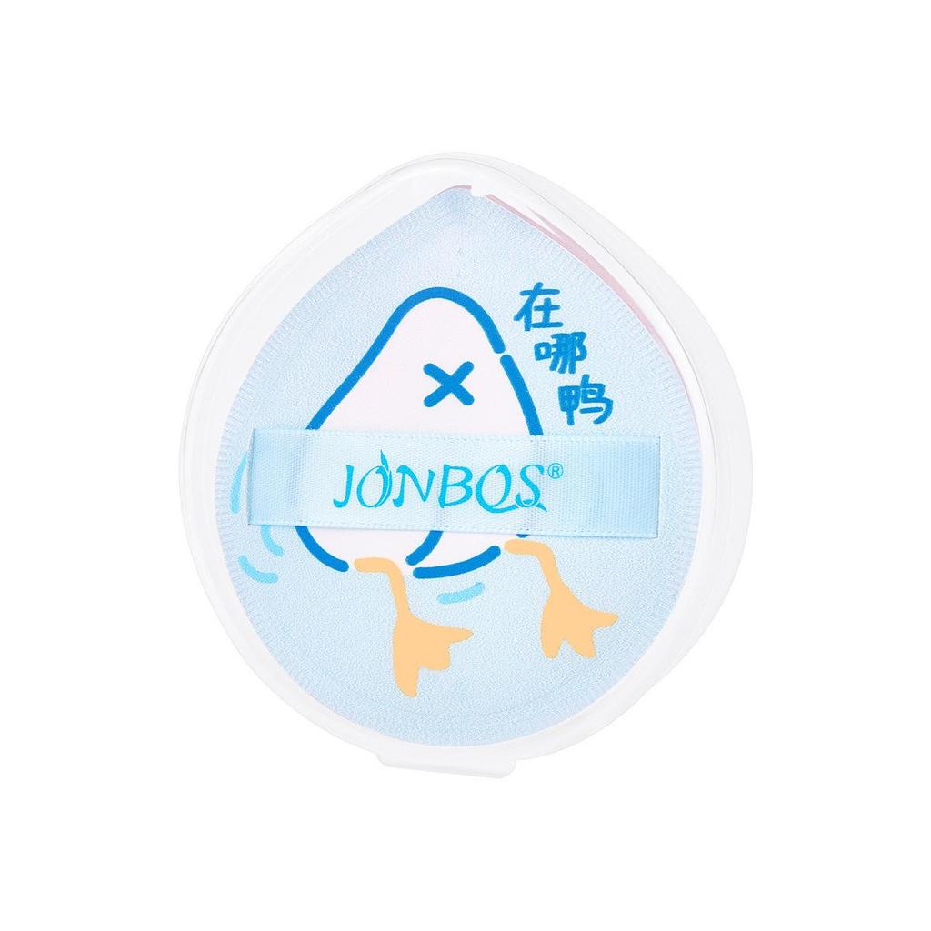 Воздушная подушечка JONBOS Marshmallow: Двойного назначения: сухая/влажная, невпитывающая, фиксирующая макияж рассыпчатая пудра.