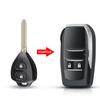 Для Toyota Reiz Camry Rav4 Yaris Corolla 4Runner Avlo Crown Флип Модифицированный 2/3/4 Кнопки Брелок Пульт Дистанционного Управления Автомобильный Ключ Чехол Корпус