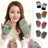 Fashion Knitting Gloves Keep Warm Plush Cutes Lovers Wool Glove