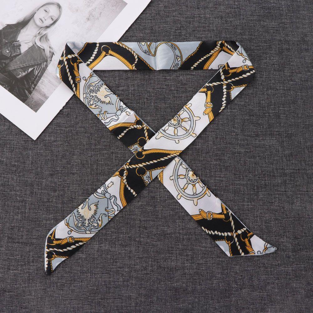 Girls Wrist/Waistband Hairband Small Silk Scarf Decor Ribbon Scarf Neck Scarf Handbag Handle Ribbon