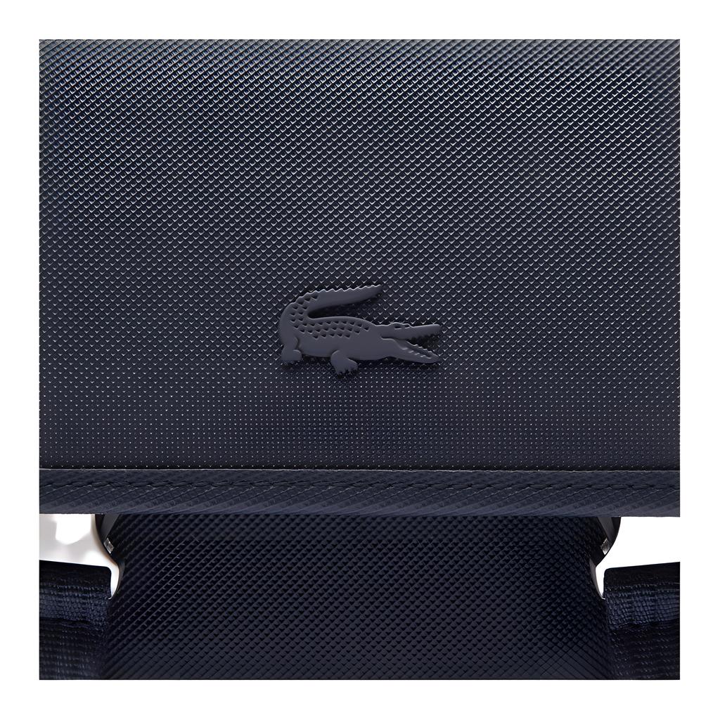 Lacoste Сумка через плечо с клапаном и регулируемым плечевым ремнем, логотип-крокодил, мужские сумки, темно-синий, NH4858HC-021
