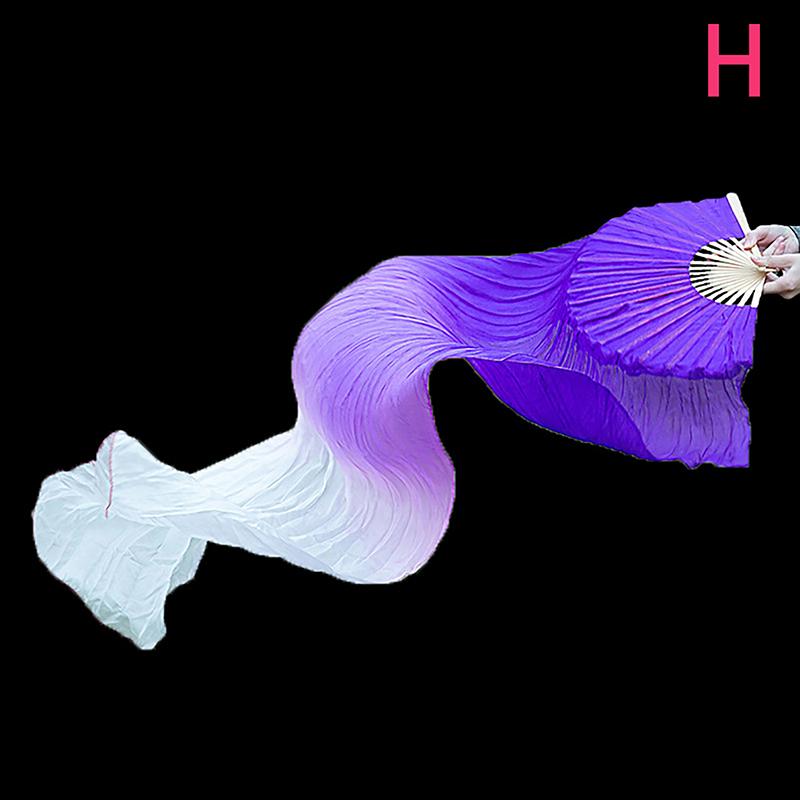 Правый веер для танцев длиной 150 см, продажа, г-жа живот, градиентный цвет, танцовщица, длинная имитация, реквизит для танцев, шелковые веера