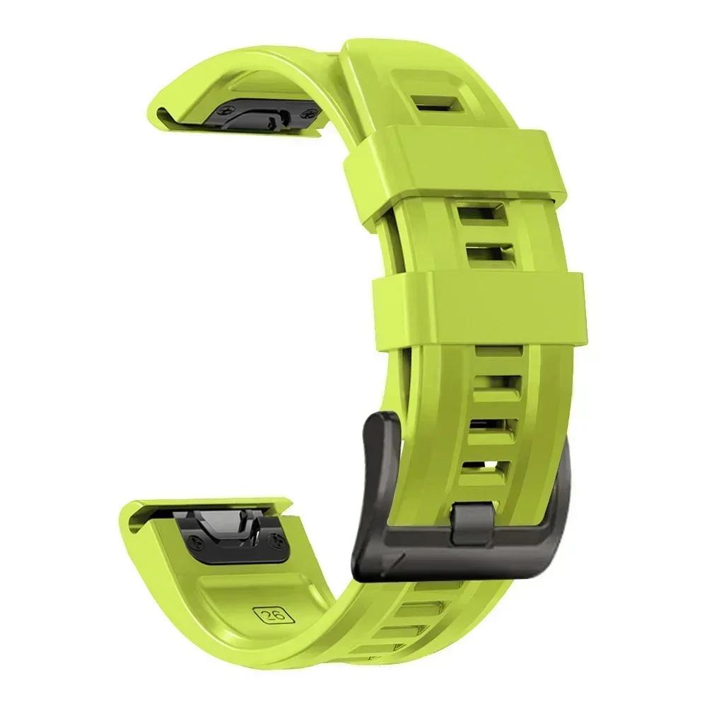 Силиконовый ремешок QuickFit 22 мм 26 мм для часов Garmin Fenix 8pro 7 7X E 6X 6 Pro 5 5X Plus Epix/Enduro/Descent Mk2i/Instinct 3