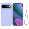 Для Google Pixel 11 Pro XL Чехол из жидкого силикона с ремешком, противоударный чехол для Google Pixel 11Pro XL, бампер для телефона, мягкая крышка, цвет конфеты