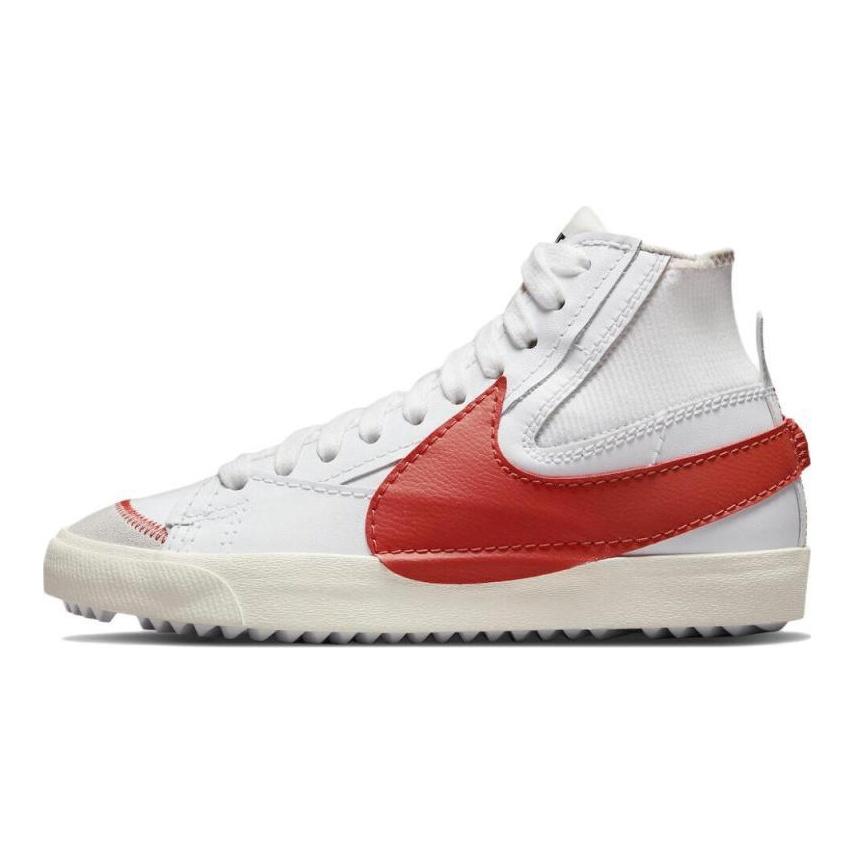 Nike Кроссовки Blazer Mid 77 Jumbo Белые/Оранжевые Скейтбордические DH7690-100