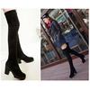 Women Autumn Winter Boots Over The Knee High Middle Heel.
