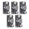 5Pcs Buck Module DC Power Supply Converter 6~32V to QC3.0 PD3.0 Mobile Phone Smart Fast Charge Type 