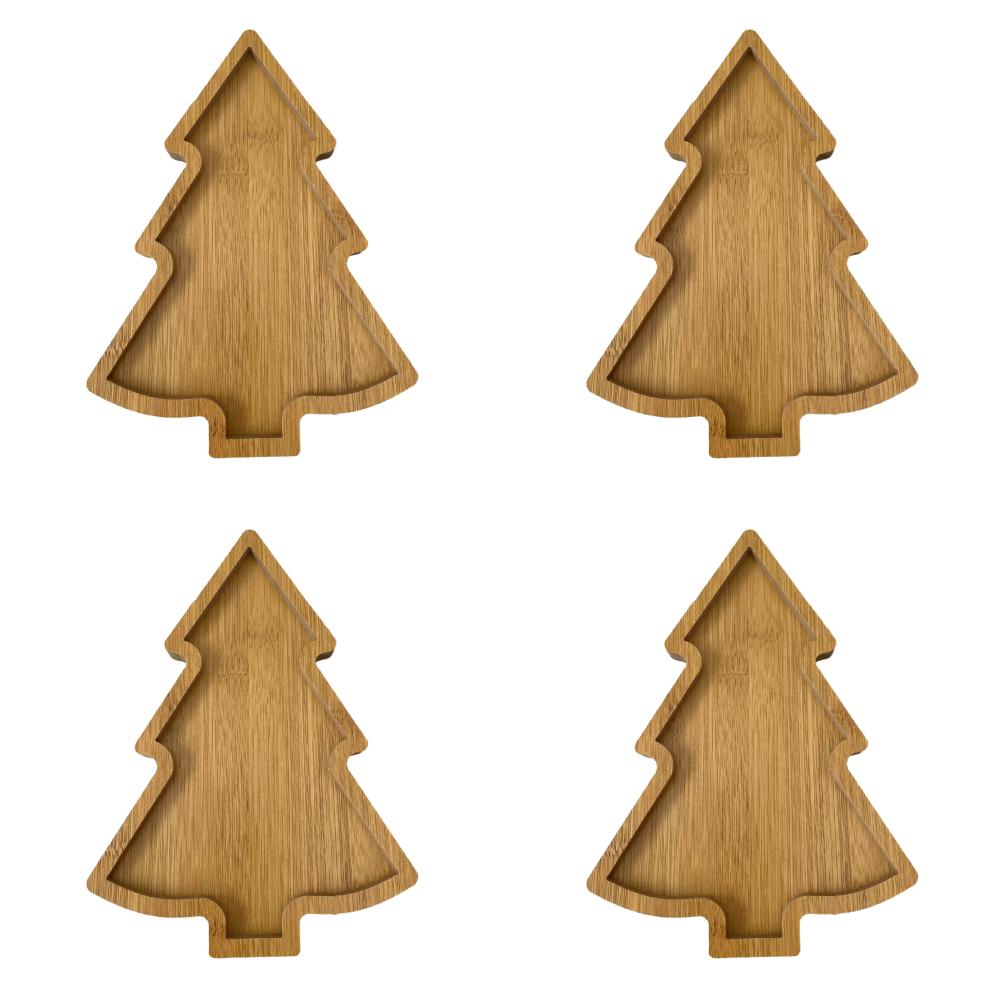 1-5 шт. Деревянная рождественская елка, фруктовая чаша, рождественский поднос, тарелка для закусок в виде елки, японская тарелка для сашими, коробка для десертов и закусок