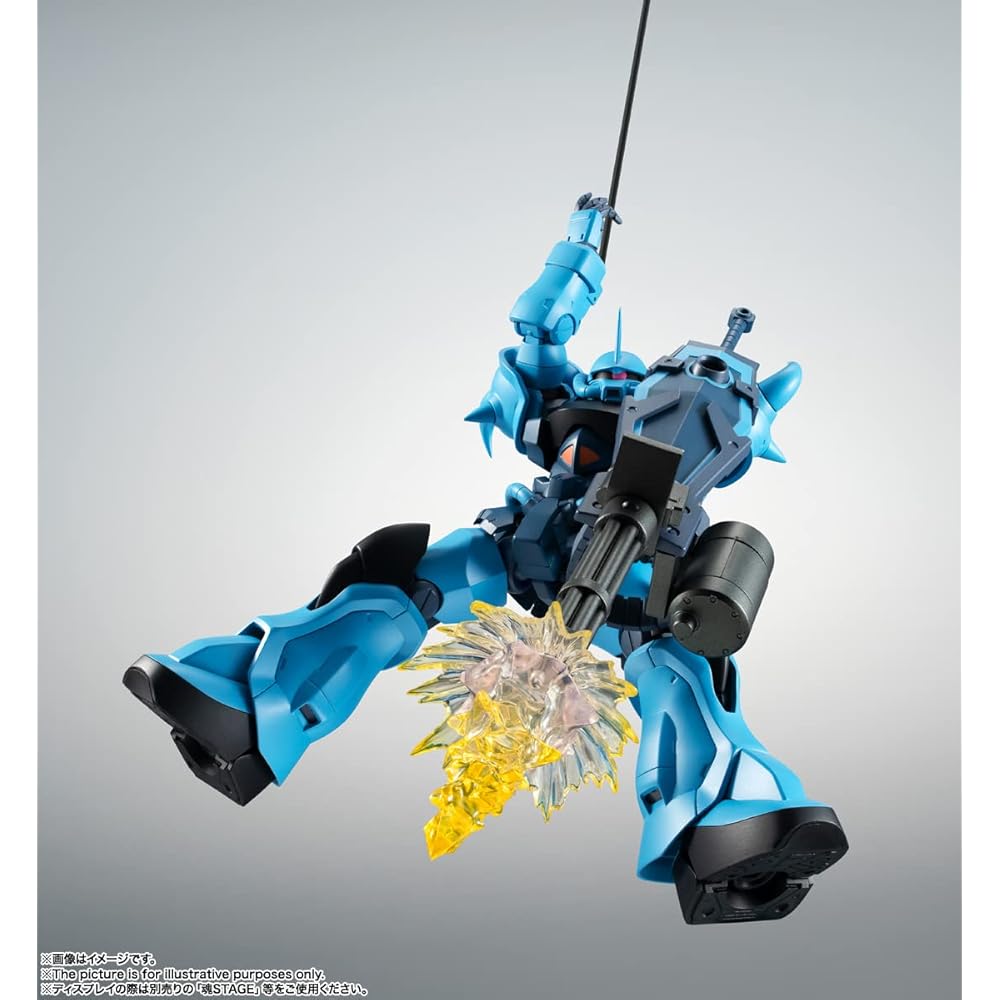 TAMASHII NATIONS ROBOT Spirits MS-07B-3 Гуф Кастом A.N.I.M.E. Фигурка 125 мм ПВХ АБС Окрашенная Коллекционная