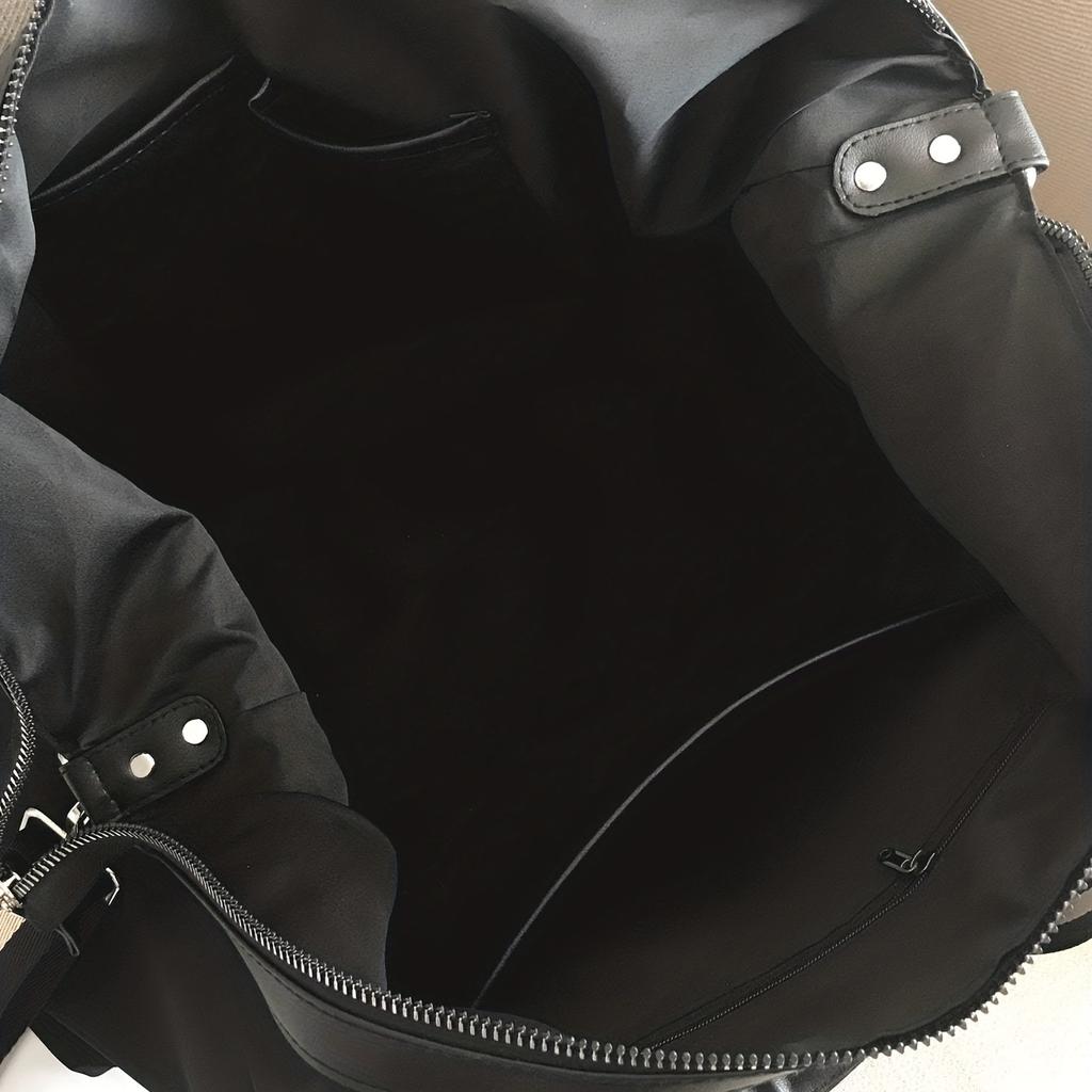 Vintage And Stylish Sports Bag, Casual Duffel Bag, Lightweight Portable Fitness Bag, Large Capacity Luggage Bag For Business Travel