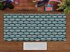 Seigaiha Japanese Desk Mat Qinghai Wave Xl Mouse Pad Ukiyoe Mousepad Pretty Desk Decoration Play Mat Keyboard Mats