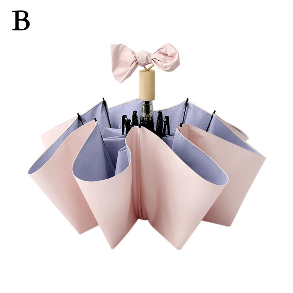 Зонт складной женский на клейкой основе для защиты от солнца и дождя, двойного назначения, высококачественный, прочный, солнцезащитный зонт Ins Color