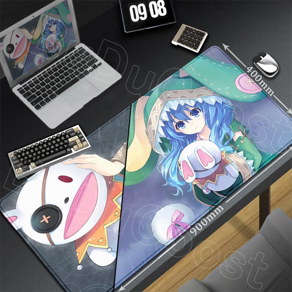 Коврик для мыши Аниме Date A Live Милая девушка Йошино Коврик для стола ноутбука Большой Ковер для игровой клавиатуры E-sports HD Печать Офисные принадлежности