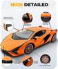 Автомобиль с дистанционным управлением - 1:14 FKP 37 Электрический спортивный гоночный игрушечный автомобиль с открытой дверью, серия лицензированных радиоуправляемых автомобилей 2,4 ГГц для девочек