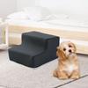 2 Step Dog Ramp for Small Pets, Washable Non-Slip Stairs Couch And Window Access