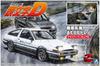 Aoshima Bunka Kyozai Initial D Series Takumi Fujiwara AE86 Trueno with Driver Figure Plastic Model 1/24 No.14