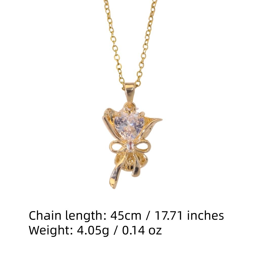 Модные подвески-букеты для женщин, ожерелья с цирконием, аксессуары для свадебной вечеринки