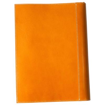 C&L TRASCO Обложка для книги из натуральной кожи "Классическая японская ремесленная отделка" Растительного дубления (с Закладкой) (Верблюжий, Твердый переплет А5)