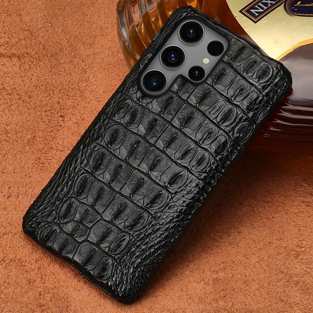 Роскошный чехол-обложка из 100% натуральной кожи для Samsung Galaxy S26 S25 S24 S22 S21 S23 Ultra Plus S25Ultra S24Ultra A55 5G